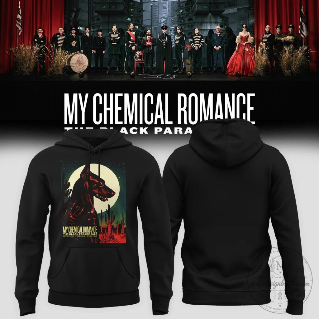 My Chemical Romance The Black Parade Album Cover Art Black Hoodie My Chemical Romance The Black Parade Album Cover Art Black Hoodie