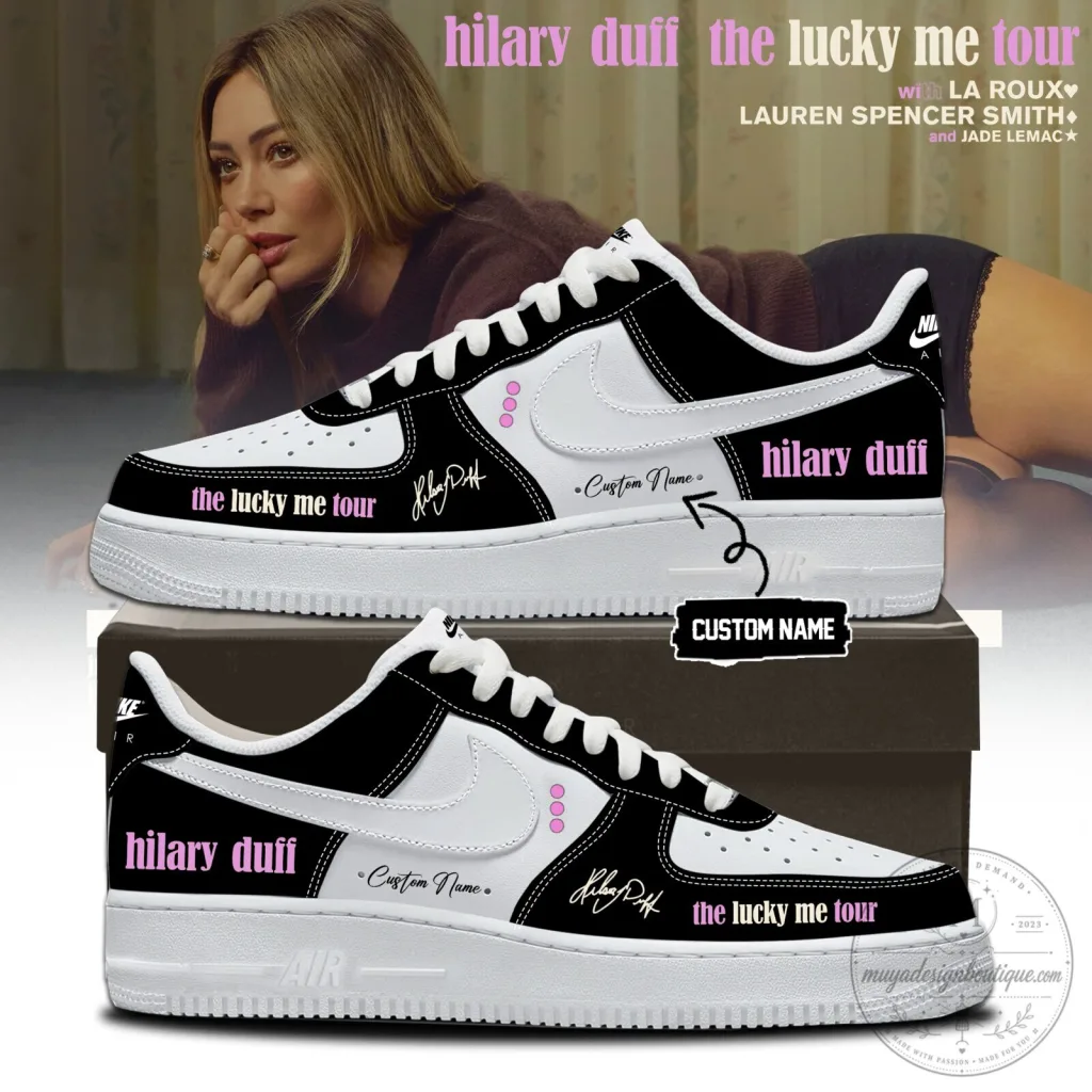Limited Edition Signature Shoes 1-2 from Hilary Duff's “The Lucky Me Tour” 2026 Limited Edition Signature Shoes 1-2 from Hilary Duff's “The Lucky Me Tour” 2026