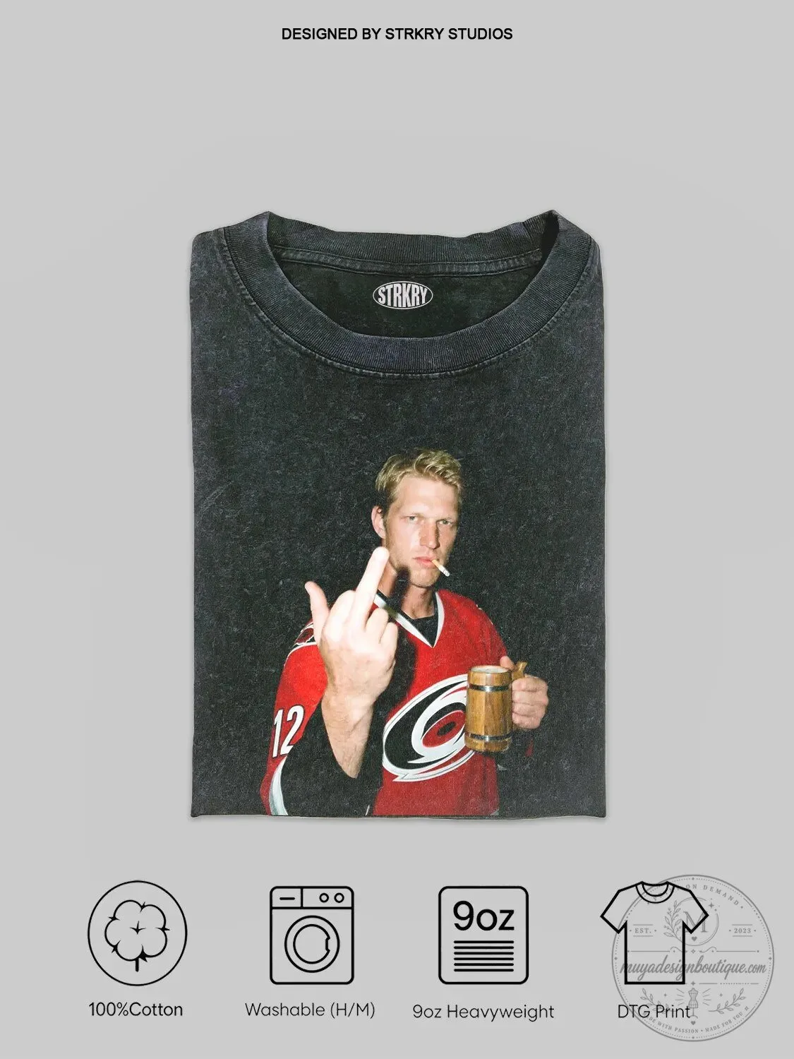 Eric Staal Carolina Hurricanes Number 12 Ice Hockey Player T-Shirt 2 Eric Staal Carolina Hurricanes Number 12 Ice Hockey Player T-Shirt
