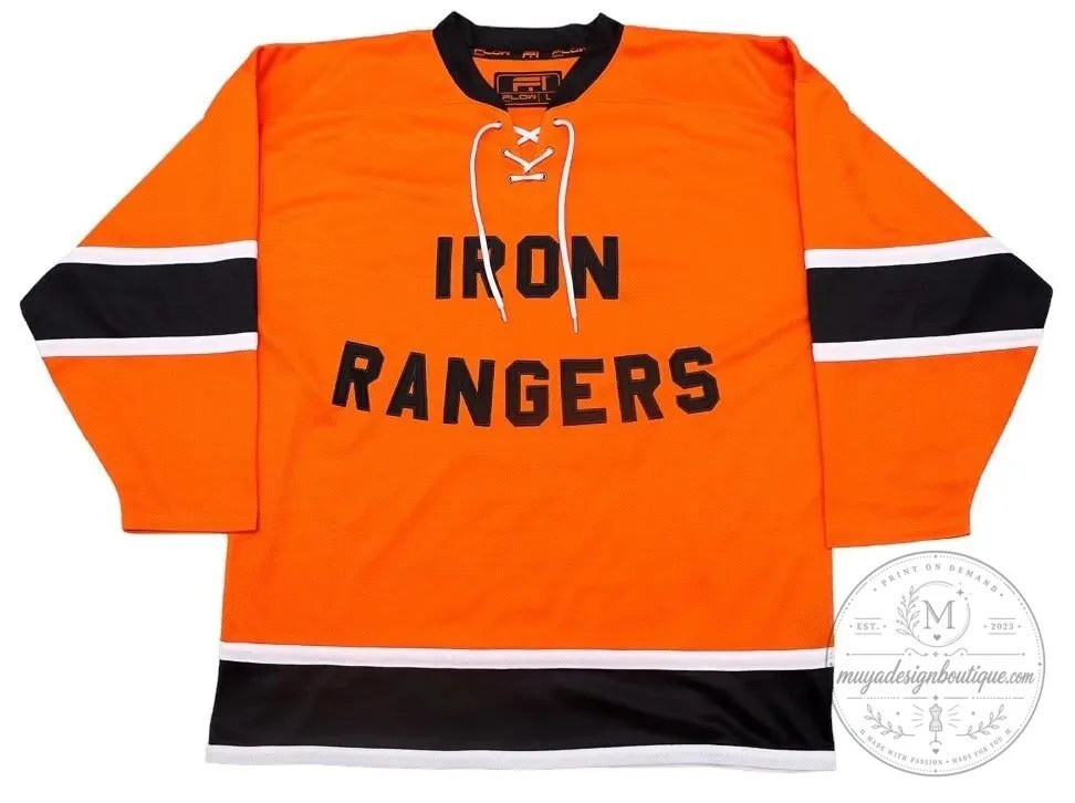 Marquette Iron Rangers 1960s Vintage Style Ice Hockey Jersey