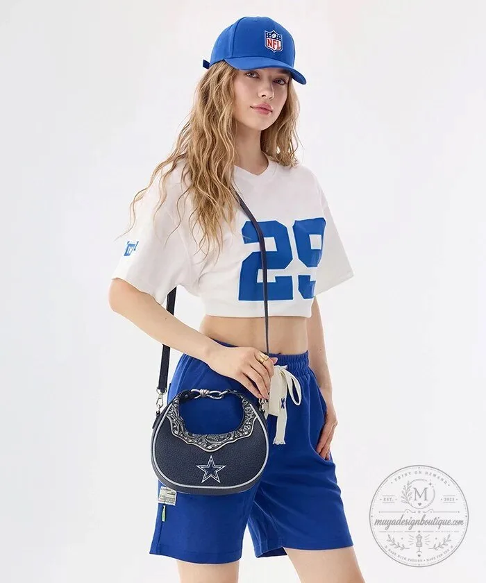 Dallas Cowboys NFL Football Team Star Logo Crossbody Bag Purse 13 Dallas Cowboys NFL Football Team Star Logo Crossbody Bag Purse
