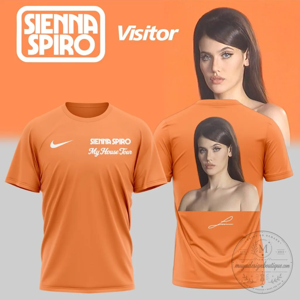 2026 Limited Edition Shirt – .SIENNA SPIRO “Visitor” Album Signature 2026 Limited Edition Shirt – .SIENNA SPIRO “Visitor” Album Signature