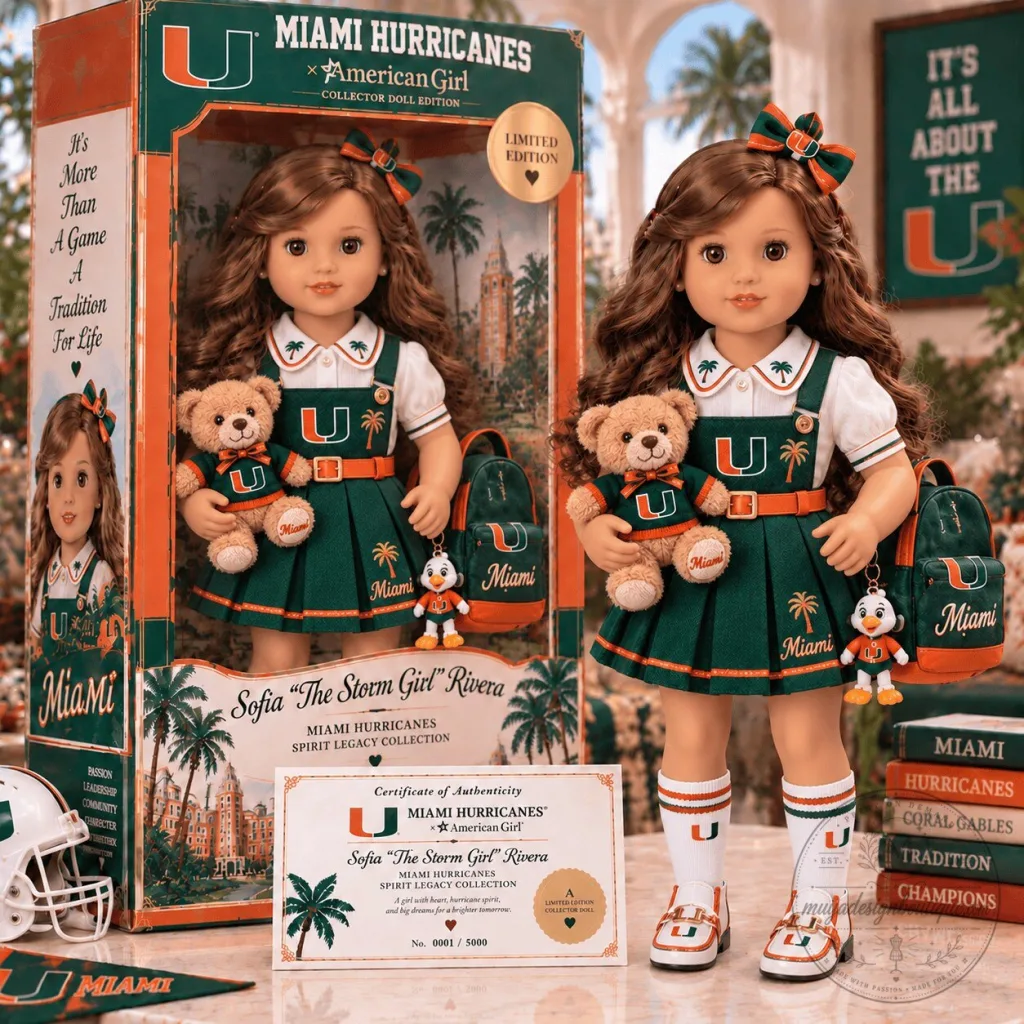 American Girl Miami Hurricanes Sofia The Storm Girl Rivera Collector Doll American Girl Miami Hurricanes Sofia The Storm Girl Rivera Collector Doll