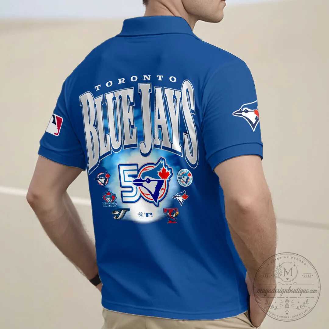 Toronto Blue Jays Shirt Blue Jays Polo Shirt Major League Baseball Team Apparel 10 Toronto Blue Jays Shirt Blue Jays Polo Shirt Major League Baseball Team Apparel