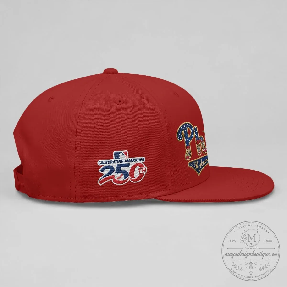 Philadelphia Phillies America 250th Anniversary Snapback Cap Hat 23 Philadelphia Phillies America 250th Anniversary Snapback Cap Hat