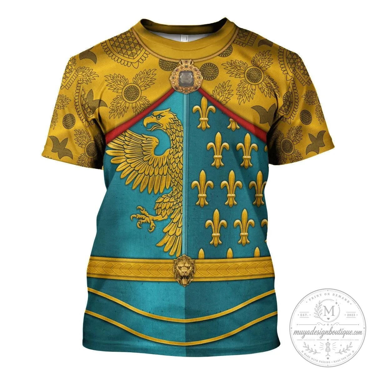 Charlemagne Holy Roman Emperor Medieval Armor Costume Hoodie and Pants Set 21 Charlemagne Holy Roman Emperor Medieval Armor Costume Hoodie and Pants Set