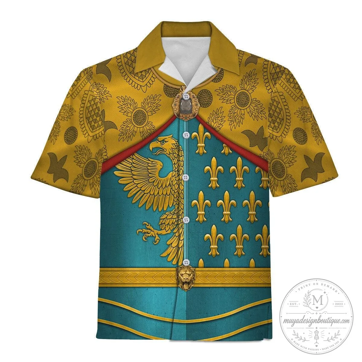 Charlemagne Holy Roman Emperor Medieval Armor Costume Hoodie and Pants Set 24 Charlemagne Holy Roman Emperor Medieval Armor Costume Hoodie and Pants Set