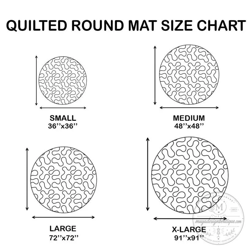 Melanin Santa Claus Reading in Library Quilted Round Area Rug 8 Melanin Santa Claus Reading in Library Quilted Round Area Rug