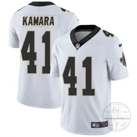 New Orleans Saints White Football Jersey for Alvin Kamara 4 New Orleans Saints White Football Jersey for Alvin Kamara