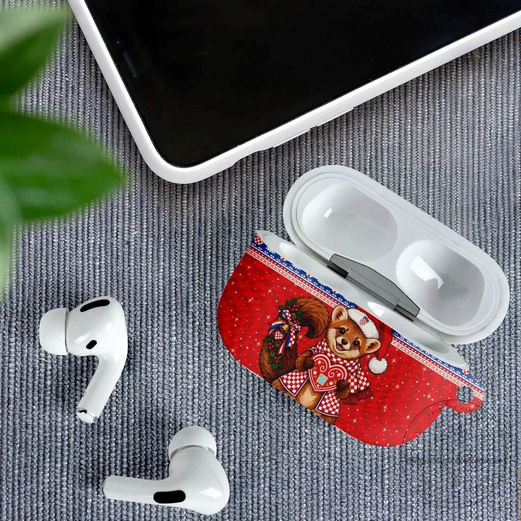 Croatian Christmas Kuna Squirrel Licitar Heart AirPods Case 11 Croatian Christmas Kuna Squirrel Licitar Heart AirPods Case