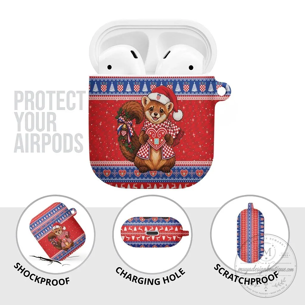 Croatian Christmas Kuna Squirrel Licitar Heart AirPods Case 13 Croatian Christmas Kuna Squirrel Licitar Heart AirPods Case