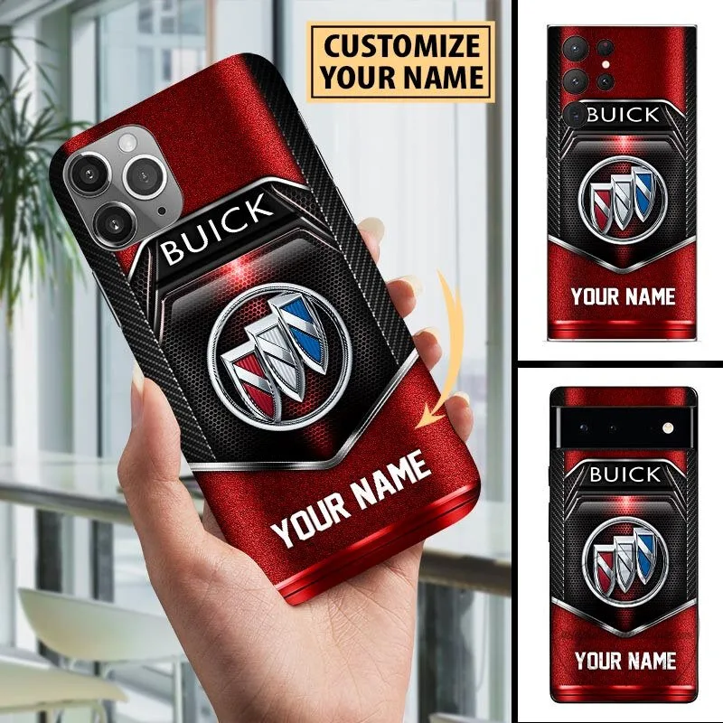 Buick Custom Name Blue Carbon Fiber Car Logo Phone Case 13 Buick Custom Name Blue Carbon Fiber Car Logo Phone Case