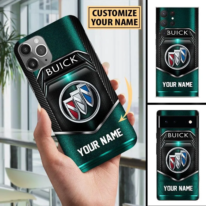 Buick Custom Name Blue Carbon Fiber Car Logo Phone Case 15 Buick Custom Name Blue Carbon Fiber Car Logo Phone Case