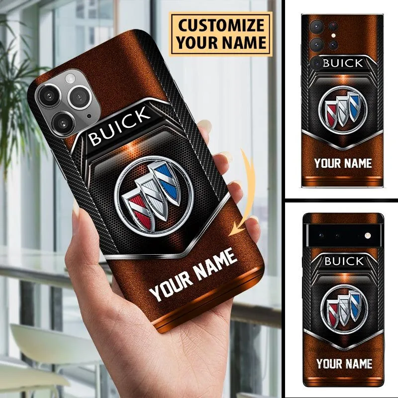 Buick Custom Name Blue Carbon Fiber Car Logo Phone Case 17 Buick Custom Name Blue Carbon Fiber Car Logo Phone Case