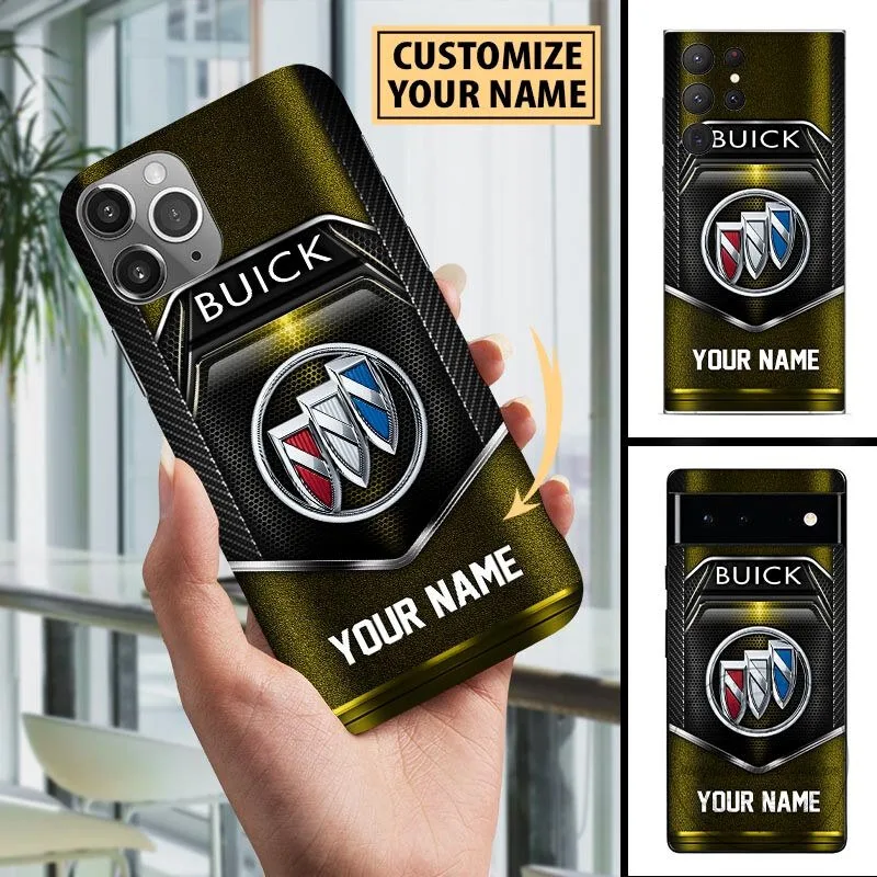 Buick Custom Name Blue Carbon Fiber Car Logo Phone Case 19 Buick Custom Name Blue Carbon Fiber Car Logo Phone Case