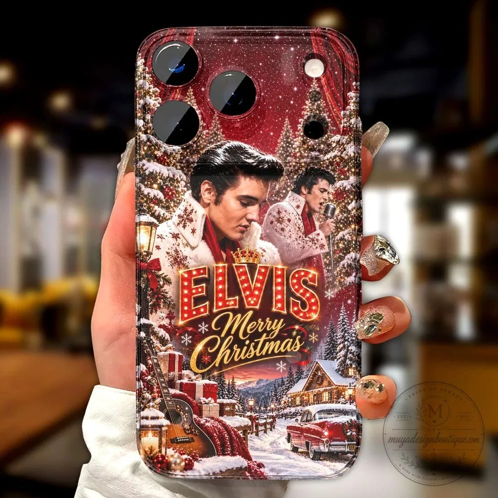 Elvis Presley Merry Christmas Winter Wonderland Phone Case
