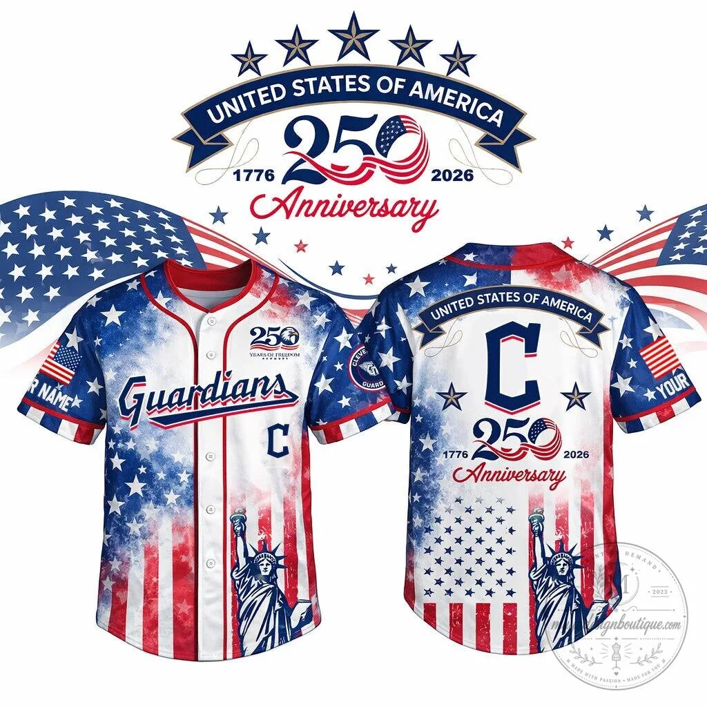 Cleveland Guardians United States 250th Anniversary Baseball Jersey