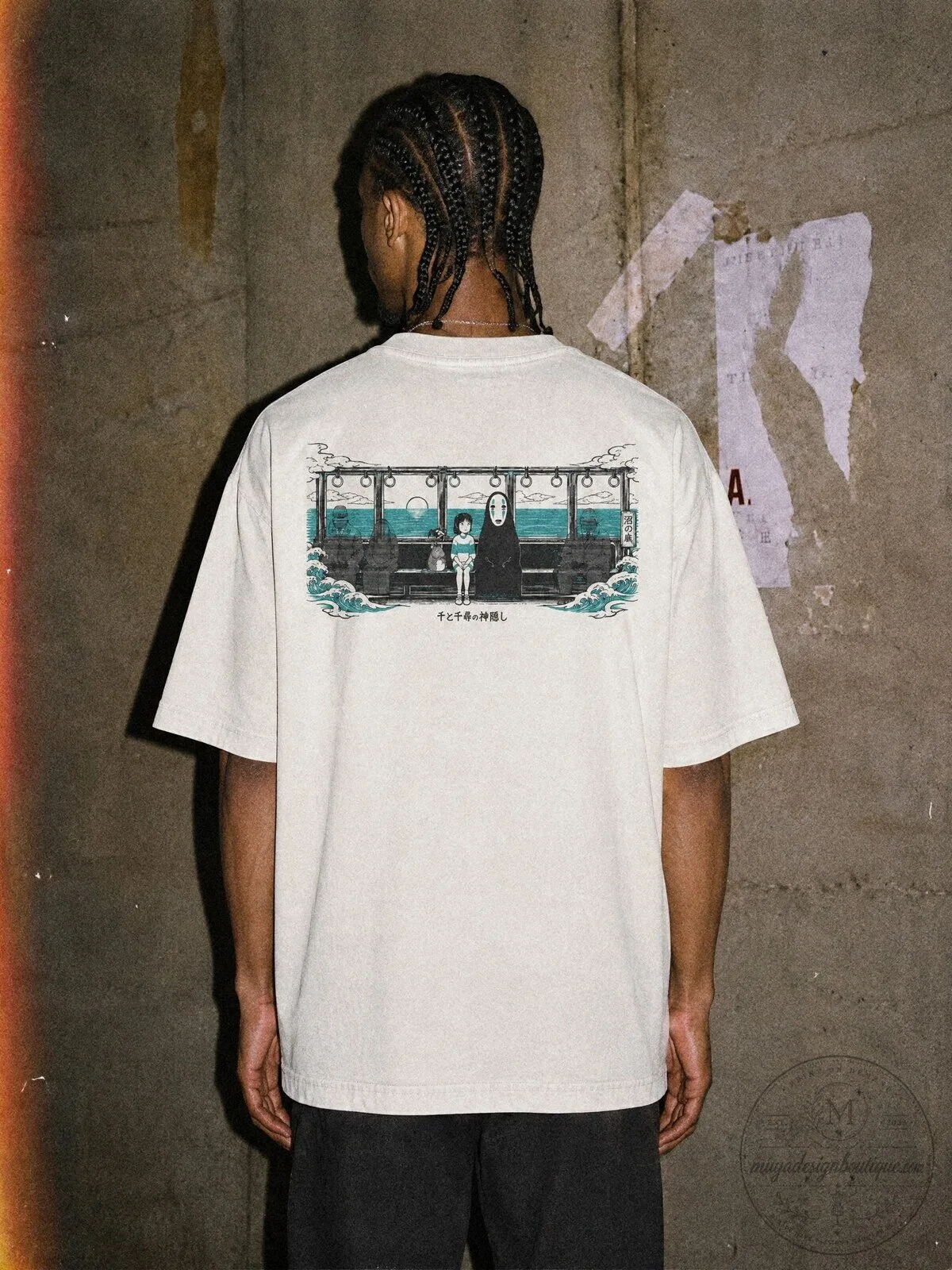 Spirited Away No Face Sea Railway Studio Ghibli T-Shirt