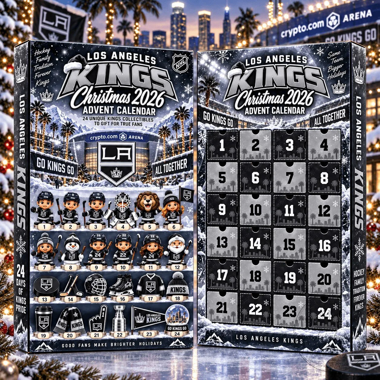 Los Angeles Kings NHL Christmas 2026 Advent Calendar Box