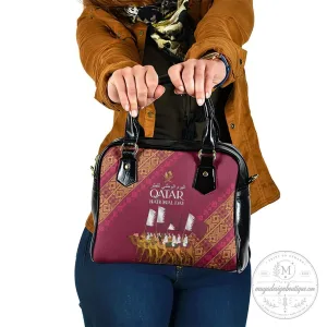 Qatar National Day Camel Parade Shoulder Handbag