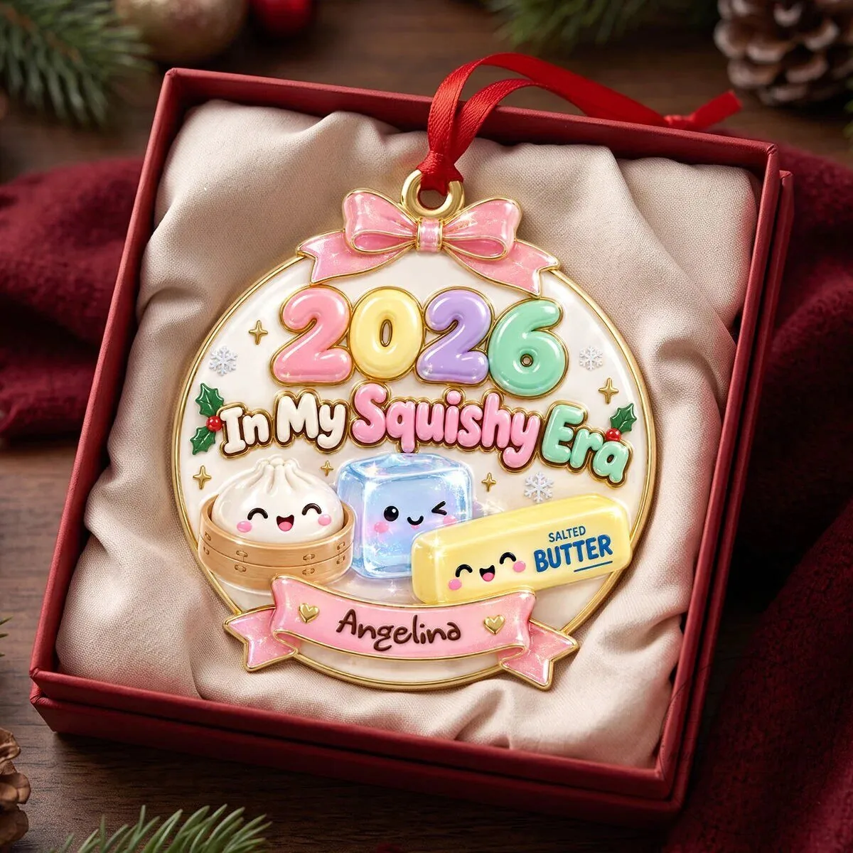 Personalized 2026 In My Squishy Era Christmas Ornament with Custom Name 7 Personalized 2026 In My Squishy Era Christmas Ornament with Custom Name