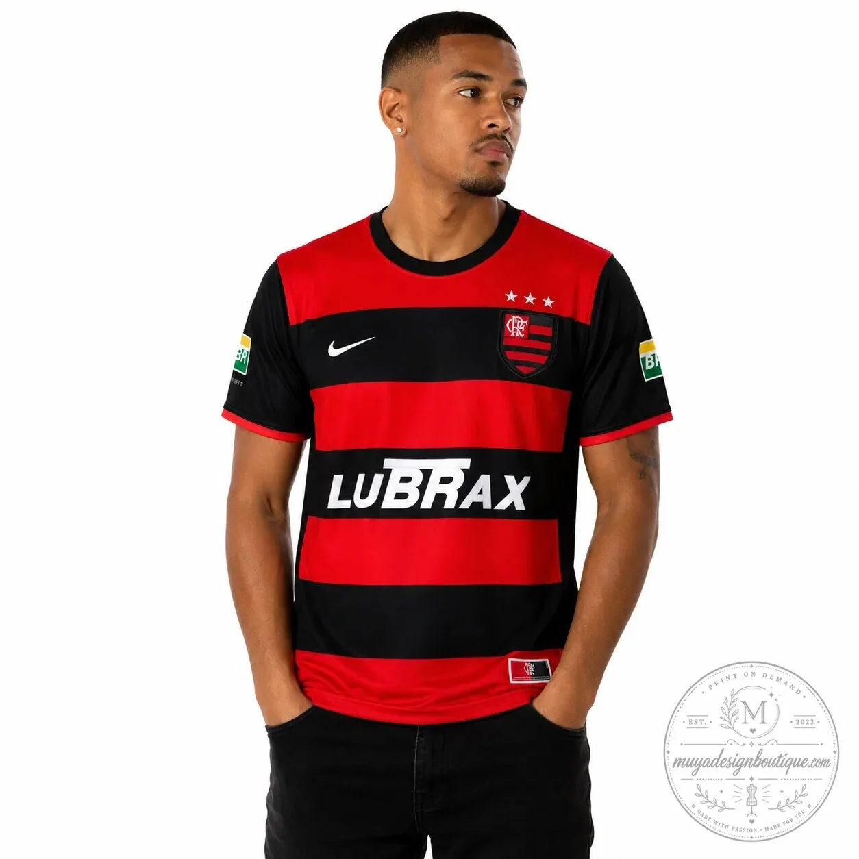 Flamengo Retro 2000 Home Football Jersey 1 Flamengo Retro 2000 Home Football Jersey
