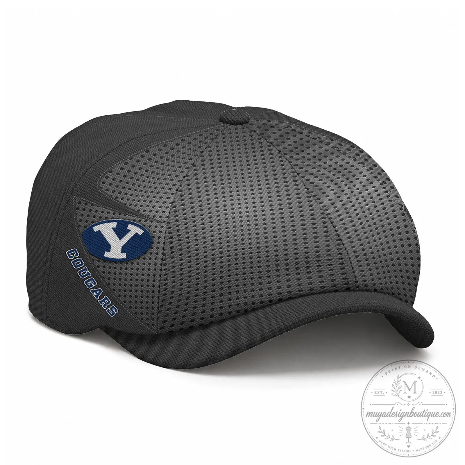 Brigham Young University Cougars NCAA Embroidered Mesh Baseball Cap Hat 4 Brigham Young University Cougars NCAA Embroidered Mesh Baseball Cap Hat
