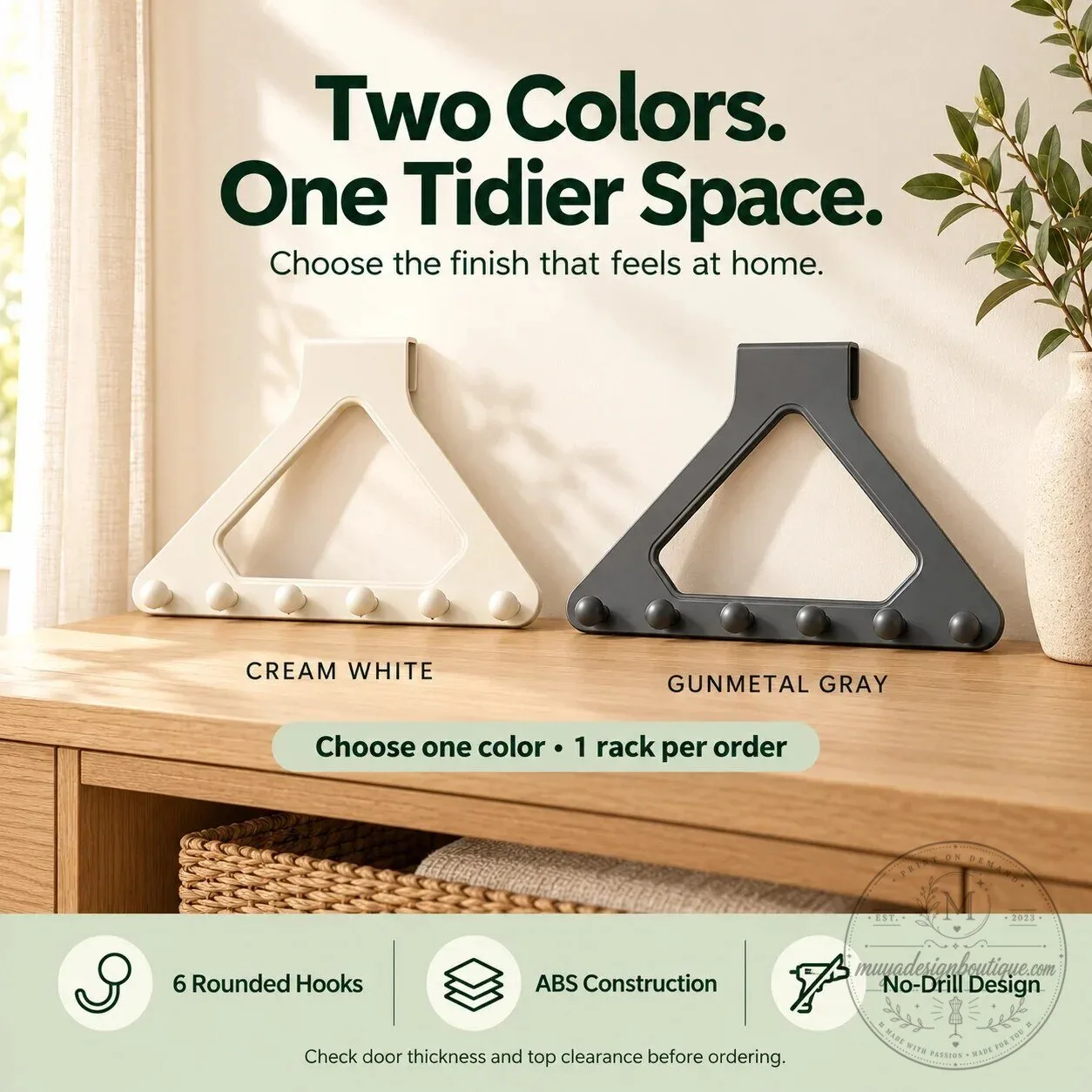 Over-the-Door Triangle Hanging Organizer with 6 Hooks for Clothes and Accessories 21 Over-the-Door Triangle Hanging Organizer with 6 Hooks for Clothes and Accessories