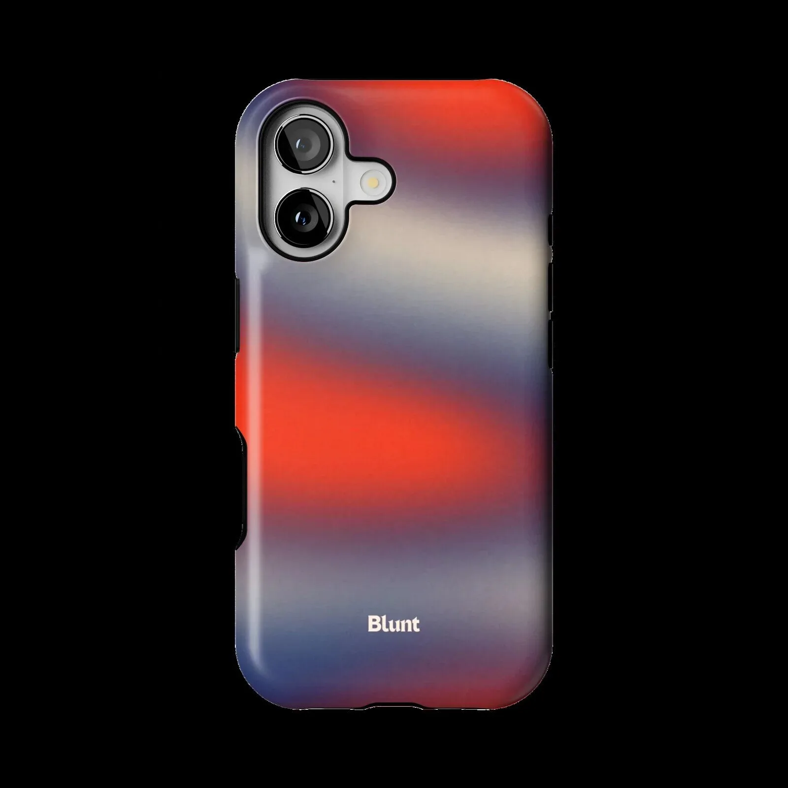 Blunt Heatline Gradient iPhone Case with Red and Blue Ombre Design