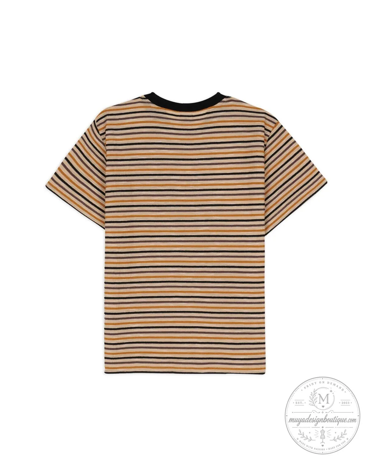 Flame Baby Devil Striped Short Sleeve T-Shirt for Women 12 Flame Baby Devil Striped Short Sleeve T-Shirt for Women